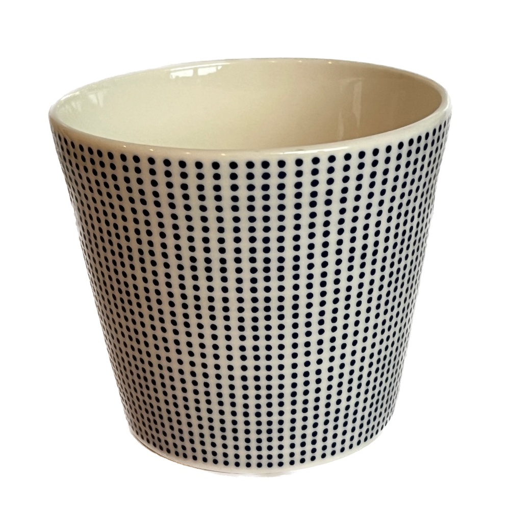 Royal Doulton Pacific Mug Cup White & Blue Dots Holds 12 oz Porcelain - Picture 3 of 7